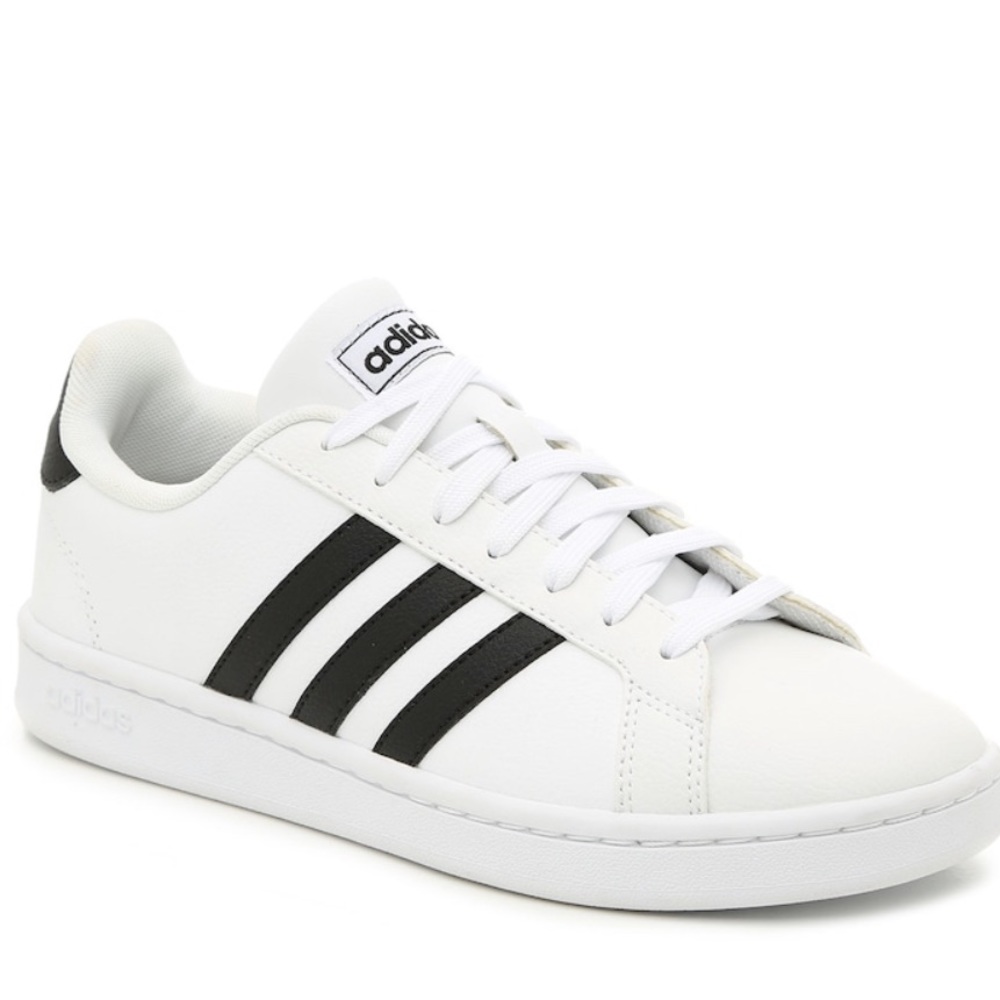 Classic Black and White Adidas Sneakers